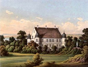 Kasteel Spyker Rügen door Theodor Albert